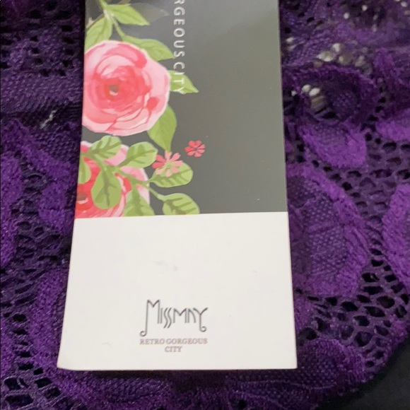 Brand NWT Miss Mny Lace Formal/Cocktail Dress - L - Picture 4 of 6